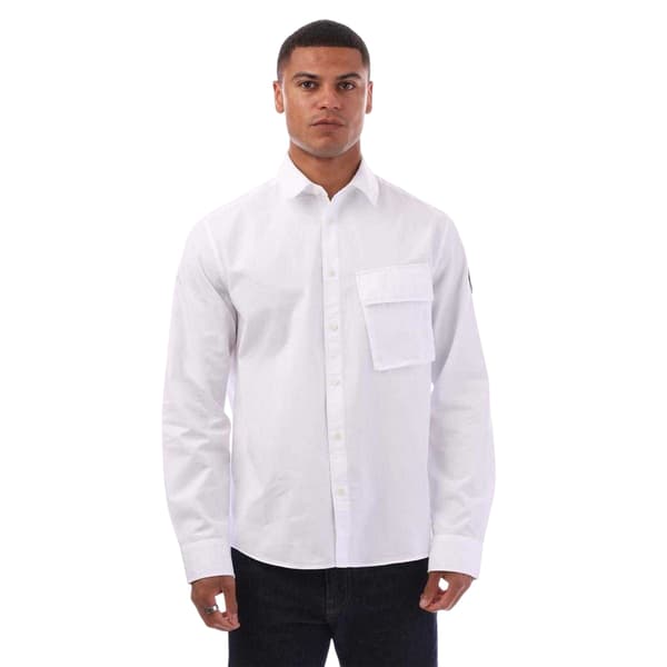 Belstaff Herrskjorta Scale Plaggfärgad Långärmad