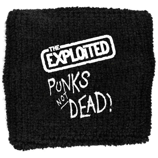 The Exploited Punks Not Dead brodeerattu ranneke