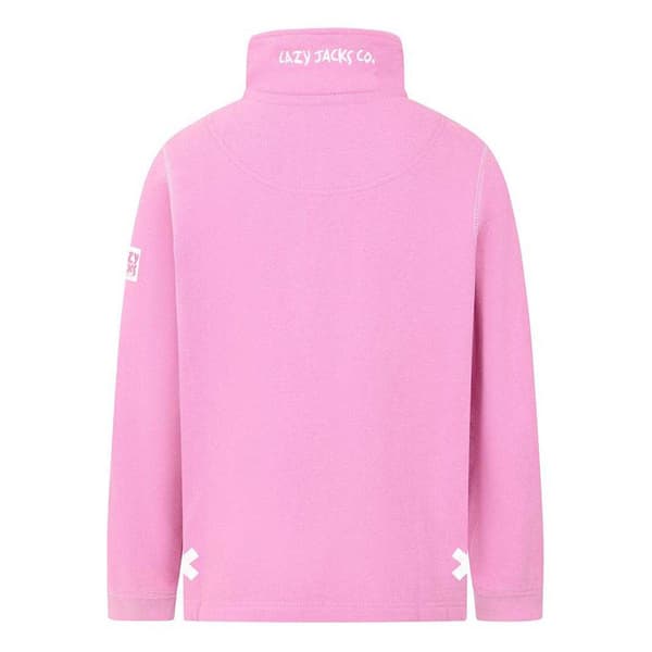 Lazy Jacks Girls Plain Soft Quarter Zip Sweatshirt