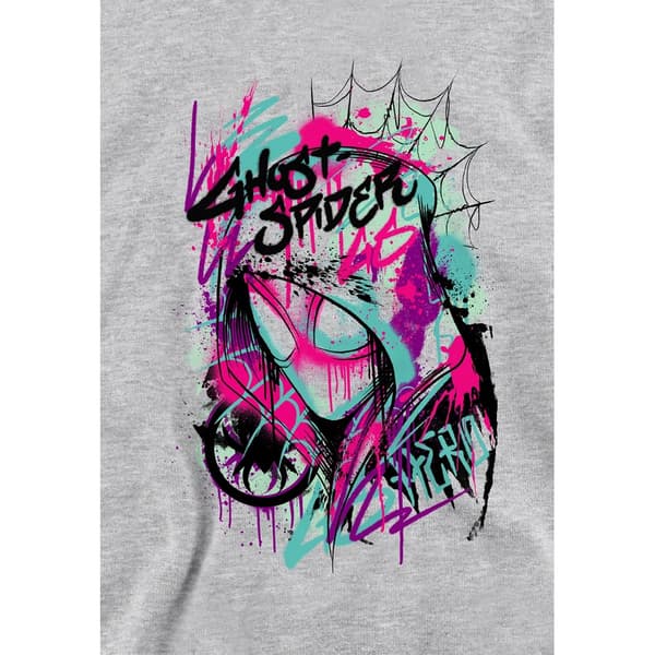 Spider-Man Childrens/Kids Ghost-Spider Graffiti Pull Over Hoodie