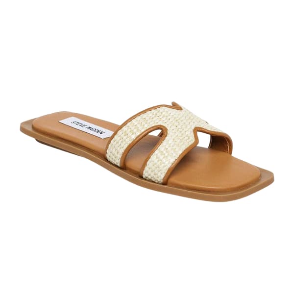 Steve Madden Sofia Platta Lädersandaler för Dam