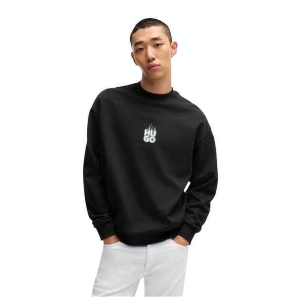 Hugo Herrtröja Flames Relaxed Fit Sweatshirt