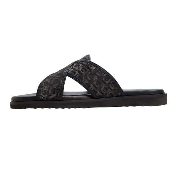 Where's That From Womens/Ladies Floral Pattern Raffia Flat Slides