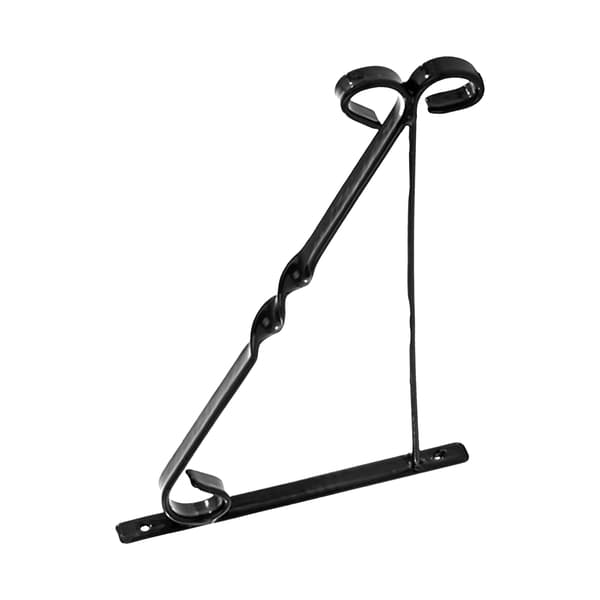 Leecroft Hanging Basket Brackets Black 10''