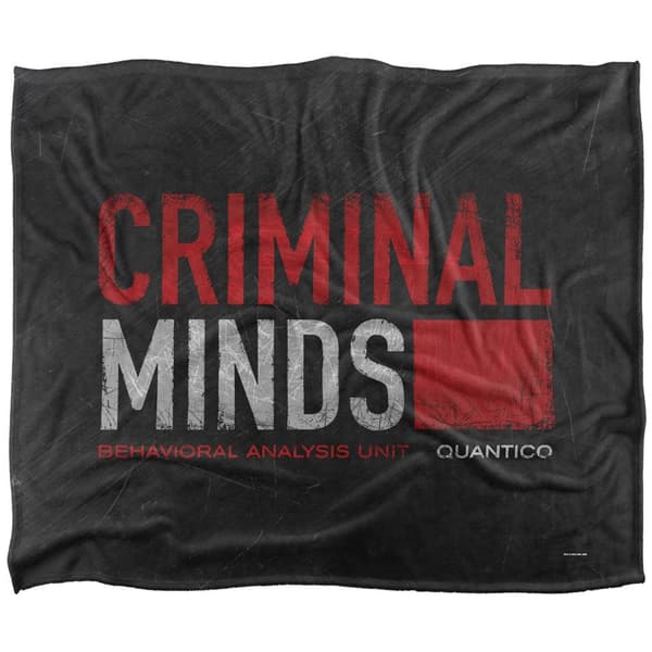 Criminal Minds Silky Logo Supersoft Filt