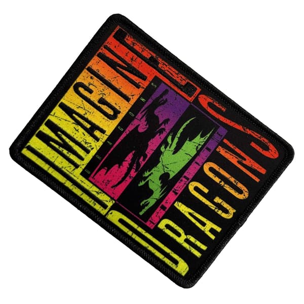 Imagine Dragons Double Dragons Woven Iron On Patch
