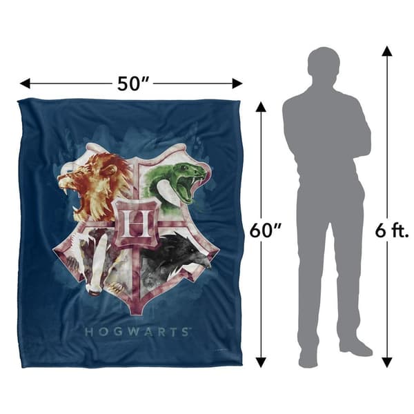Harry Potter Hogwarts Ink Splatter Blanket