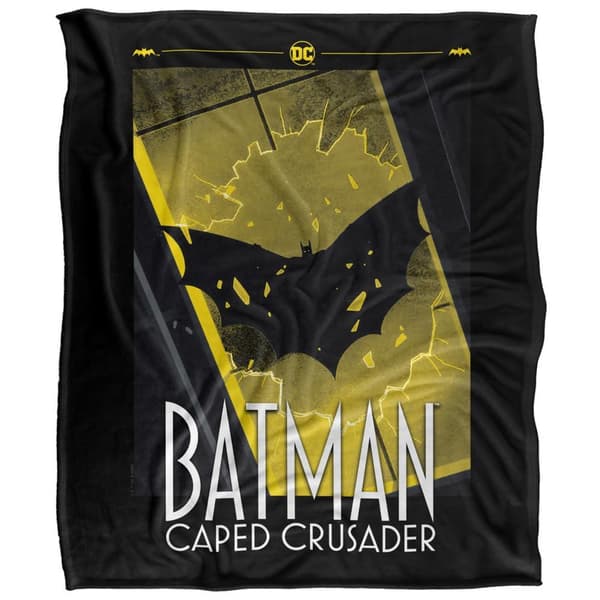 Batman: Caped Crusader Flying Shadow Soft Touch Blanket