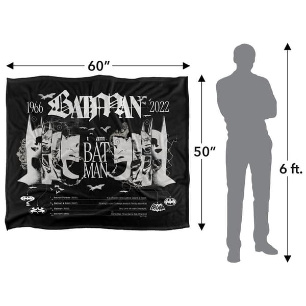 Batman The Cowl Soft Touch Blanket