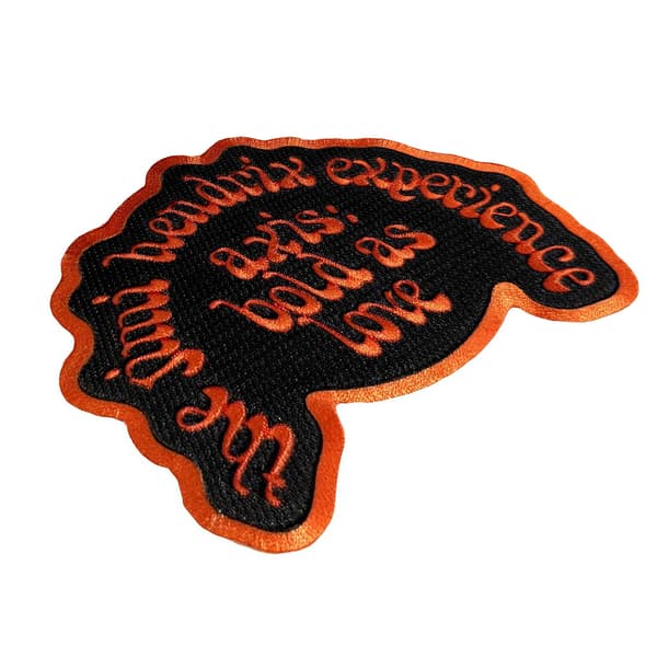 Jimi Hendrix Axis Bold As Love Woven Iron On Patch