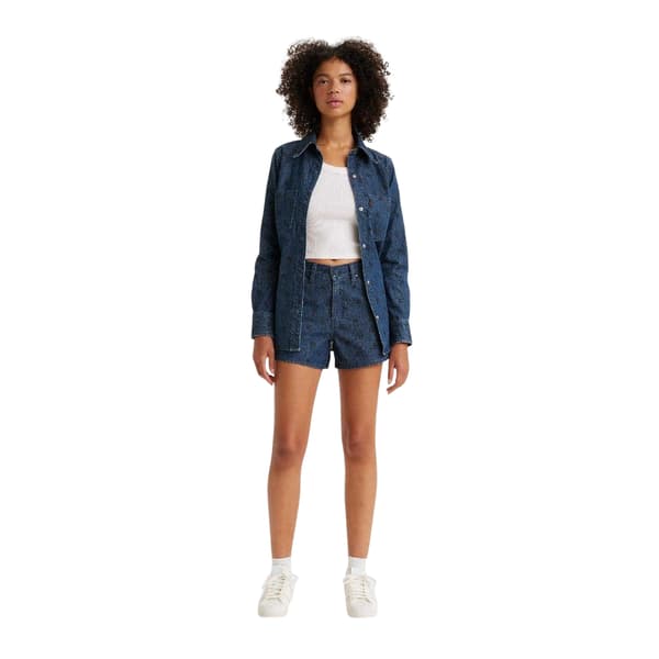 Levis Dam Wellthread Flowers Mom Shorts