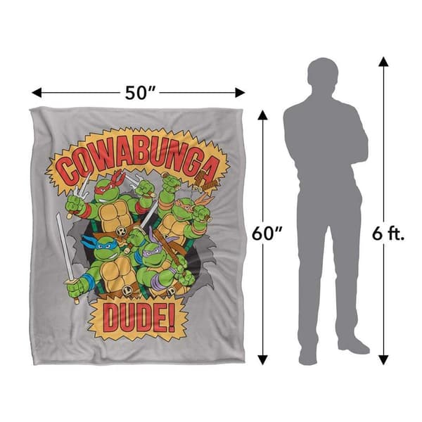 TMNT Cowabunga Dude Silky Supersoft -peitto