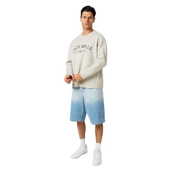 Jack Wills Herr Tröja med Logotyp och Rund Hals