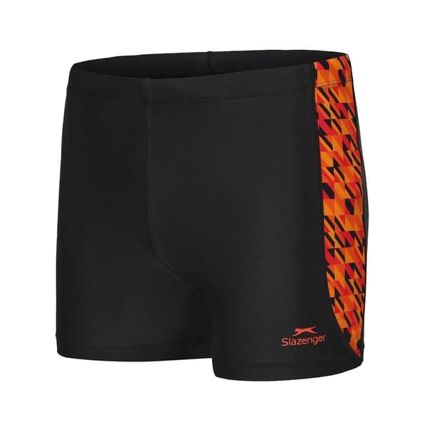 Slazenger Mens Geometric Pattern Swimming Trunks
