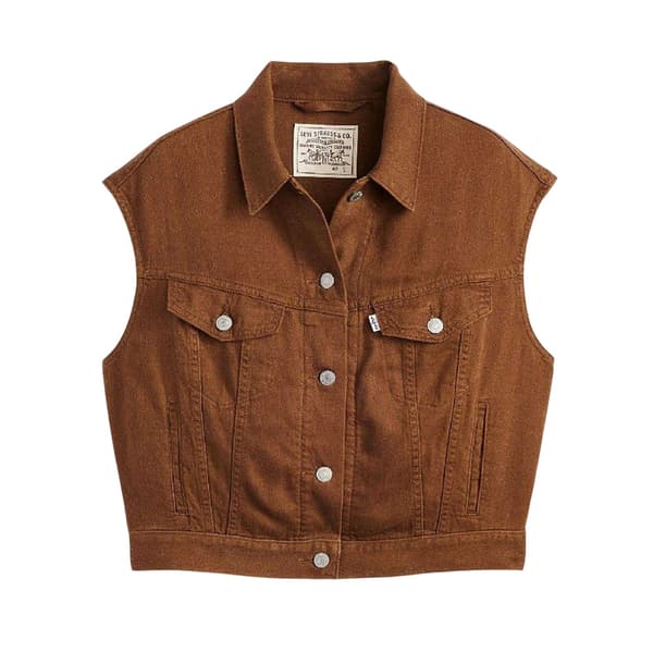 Levis Dam/Dam Shrunken 90s Denimväst Topp