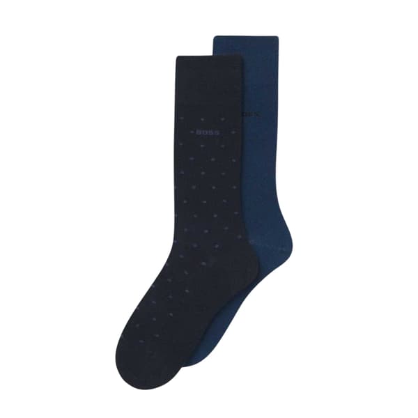 Boss Unisex Vuxen Logotyp Ankelstrumpor (2-pack)