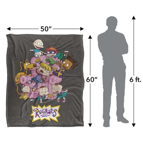 Rugrats Silky Chair Supersoft Blanket