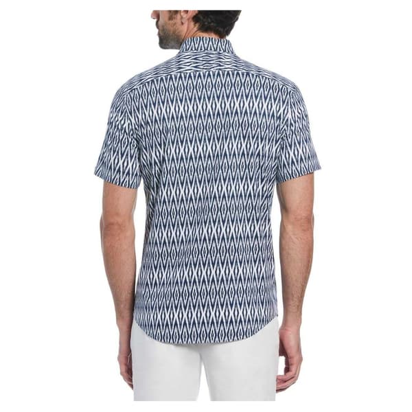 Original Penguin Herr Ikat Regular Kortärmad Skjorta