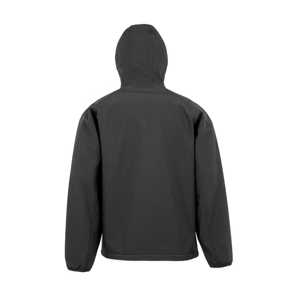 Result Återvunnen Herr 3-lagers utskrivbar Soft Shell Jacka