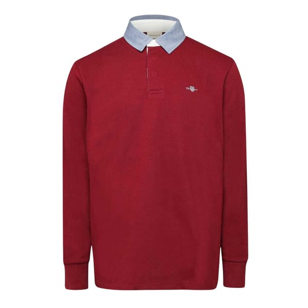 Gant Miesten Rugger Chambray Regular Poolopaita