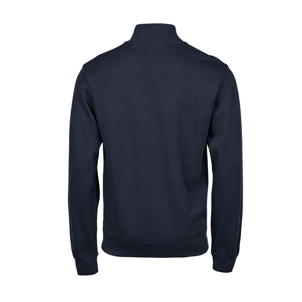 Tee Jays Herr Ribbad Interlock Half Zip Sweatshirt