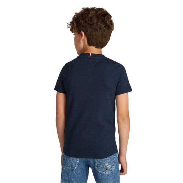 Tommy Hilfiger Poikien Block Stripe Ribbed Regular T-paita