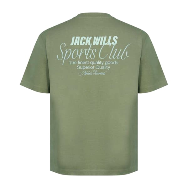 Jack Wills Mens Script Mix Oversized T-Shirt