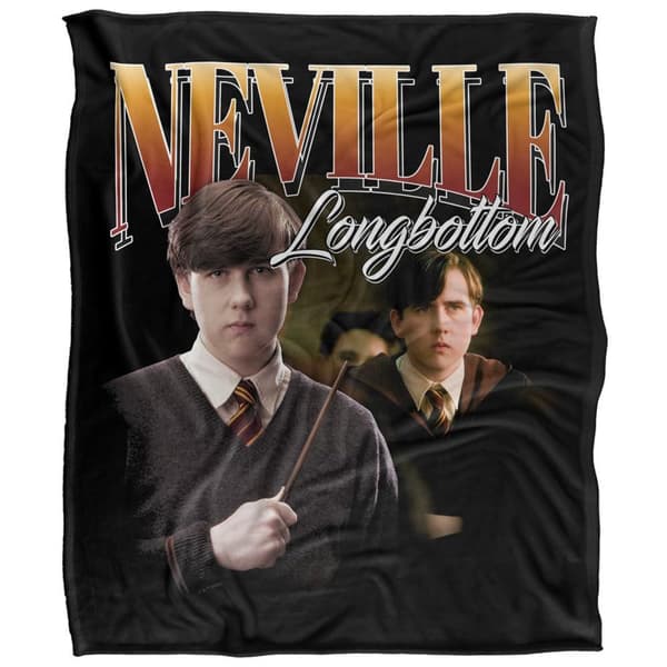 Harry Potter Silky Neville Longbottom Throw
