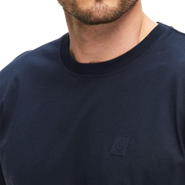 Belstaff Herr Logotyp Bomull Regular T-shirt