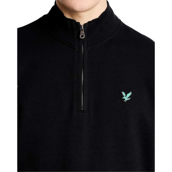 Lyle & Scott Mens Embroidered Logo Half Zip Golf Midlayer