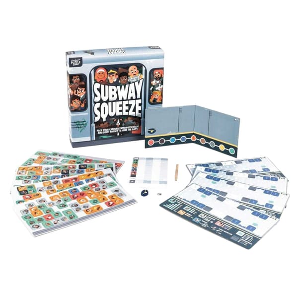 Professor Puzzle Subway Squeez brädspel