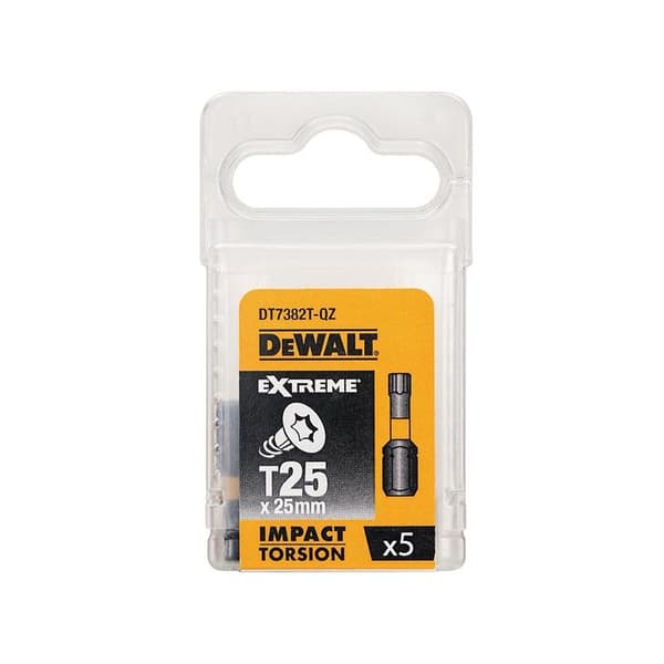 DeWALT Power Tools Torsionsbits til slag, Torx