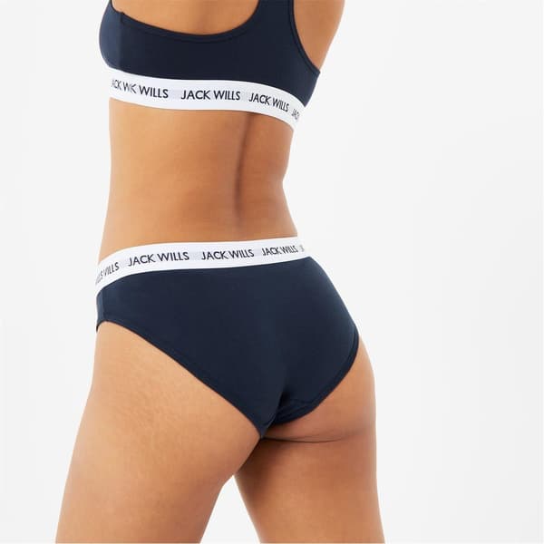 Jack Wills Dam/Dam Upprepade Logotyp Trosor (3-pack)