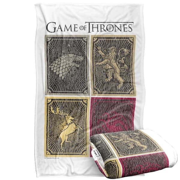 Game of Thrones Houses Crest Soft Touch Blanket
