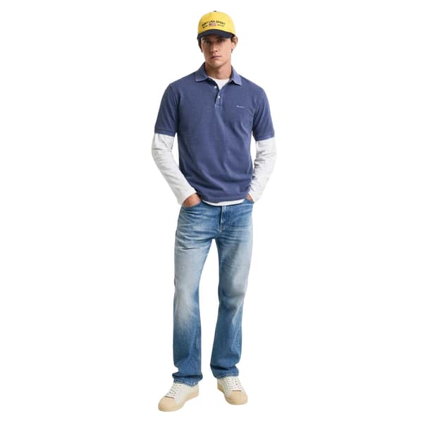 Gant Herr Logo Pique Solblekt Pikétröja