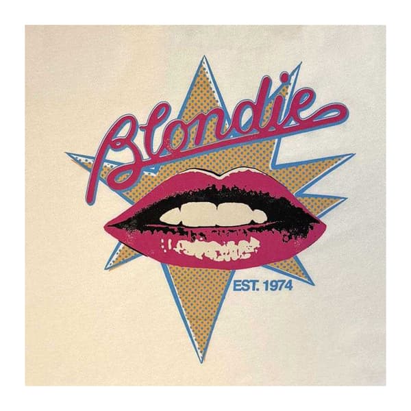 Blondie Dam/Dam Läppar Stone Wash Crop Top