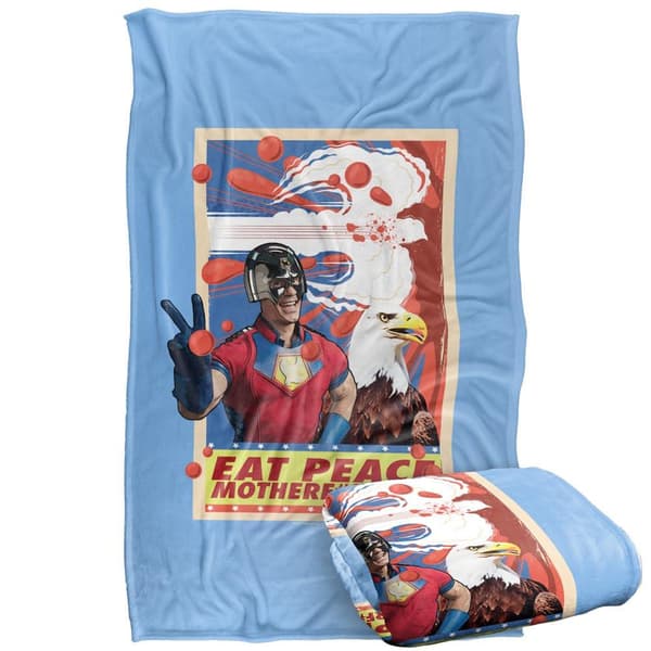 Peacemaker Eat Peace Eagle Blanket
