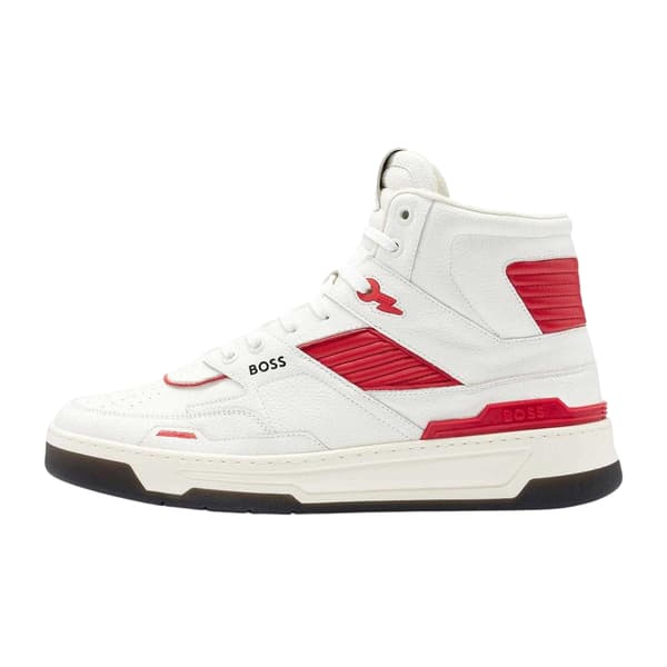 Boss Mens Leather Trainers
