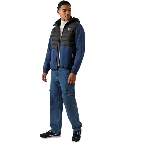 Reebok Mens Plain Ribbed Cuff Raincoat
