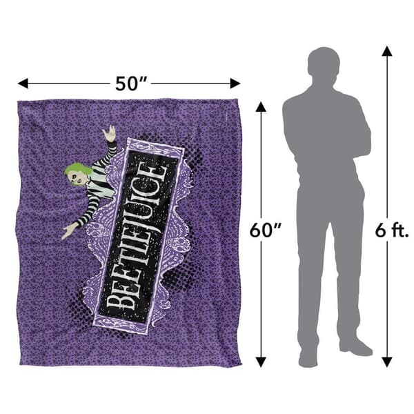 Beetlejuice Silky Logo Supersoft -peitto