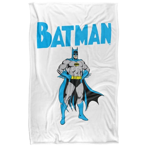Batman Stance Character Poses Soft Touch Blanket
