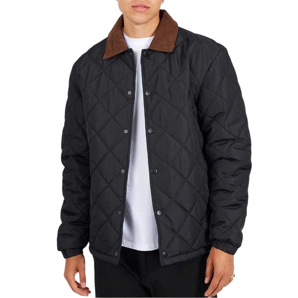 Brave Soul Mens Quilted Coach Jacket