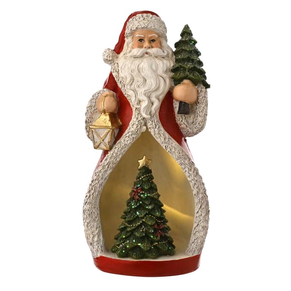 Regal Tidings Santa & Mini Tree with LED