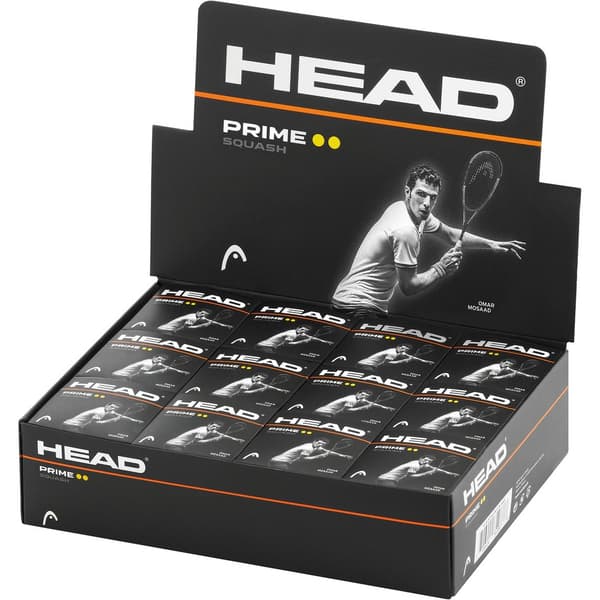Head Prime Double Dot squashkugler (pakke med 12 stk.)