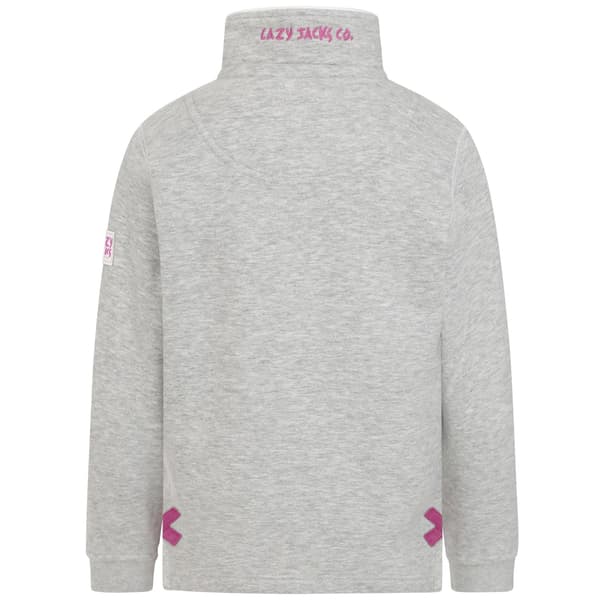 Lazy Jacks Girls Quarter Zip Sweatshirt