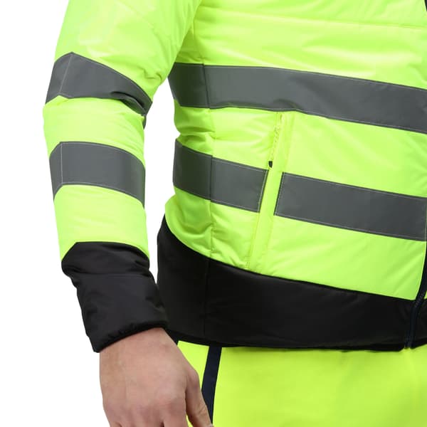 Regatta Tvåfärgad Termisk Hi-Vis Jacka för Herr