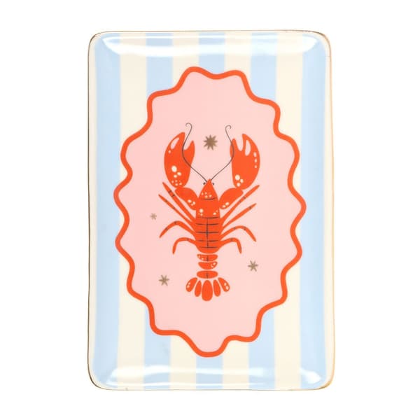 Something Different Striped Lobster Trinket Dish