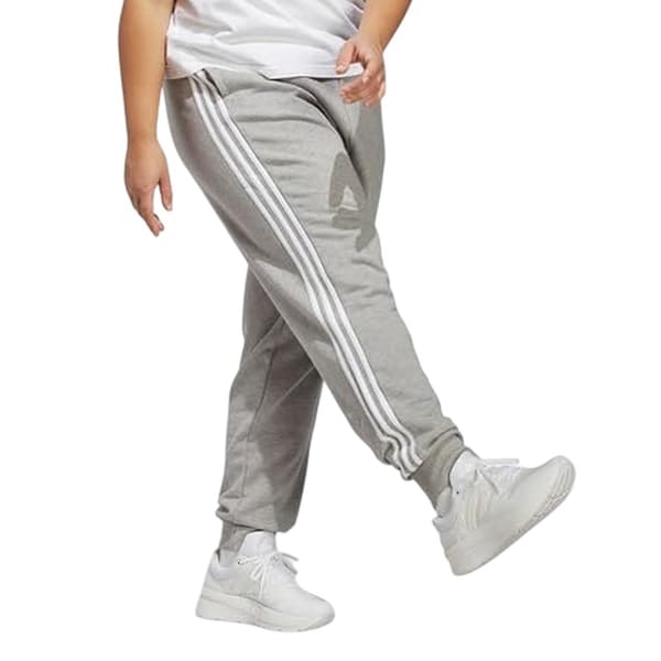 Adidas Dam 3S Bomull 3 Ränder Joggingbyxor