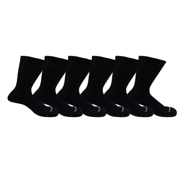Firetrap Crewstrumpor med logotyp för män (6-pack)