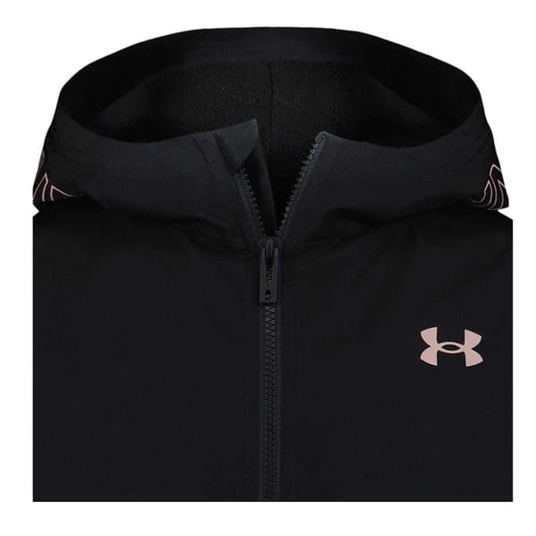 Under Armour Vindjacka med hel dragkedja för flickor